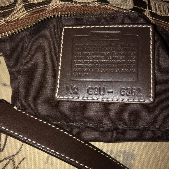 Authentic Coach no. G3U-6362 small shoulder bag - Picture 6 of 6